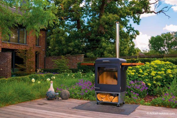 Terras houtkachel - barbecue H600 V0