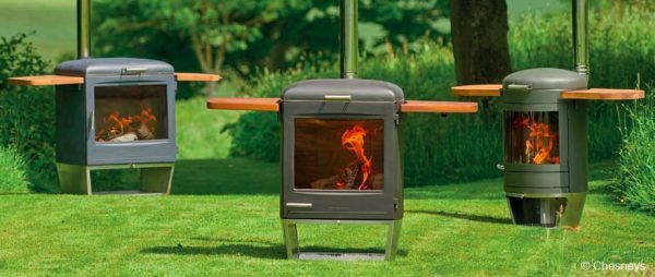 Terras houtkachel - barbecue H600 V0 - Afbeelding 2