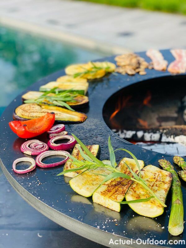 Cuisine à la plancha brasero