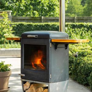 Poele à bois de terrasse barbecue Chesneys H600