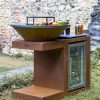 Cuisine outdoor en corten