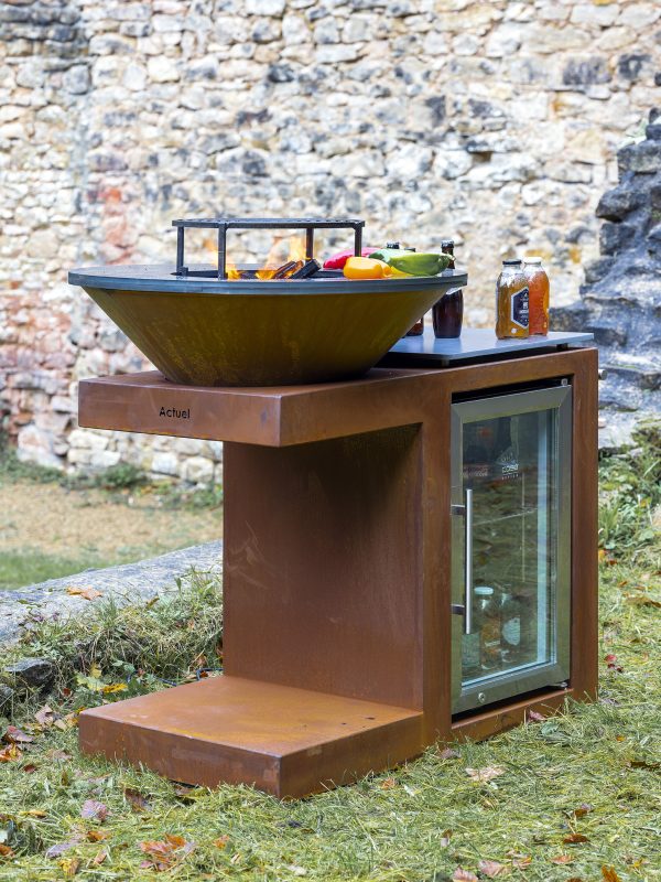 Cuisine outdoor en corten