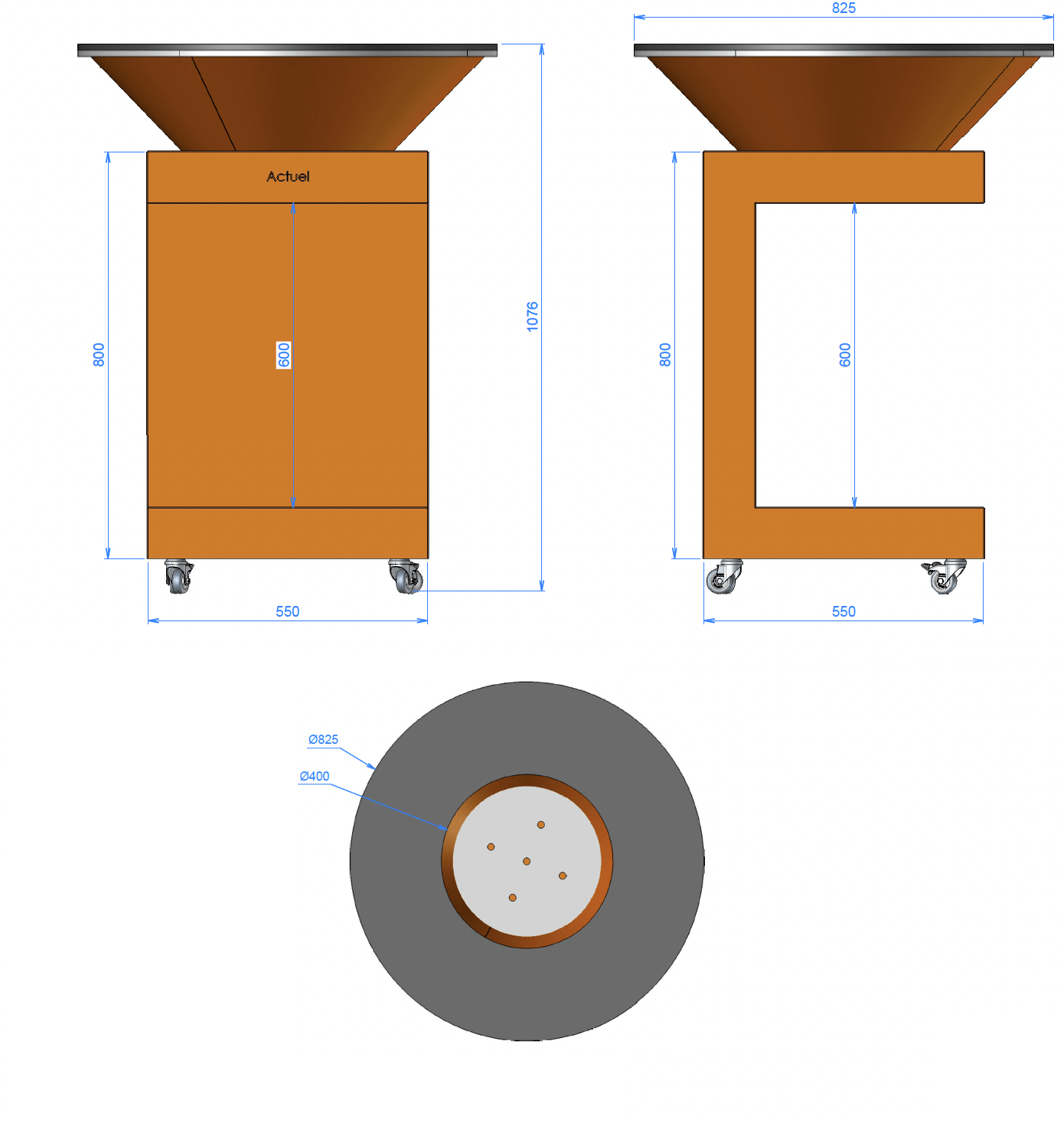 Schema de la plancha C-cook