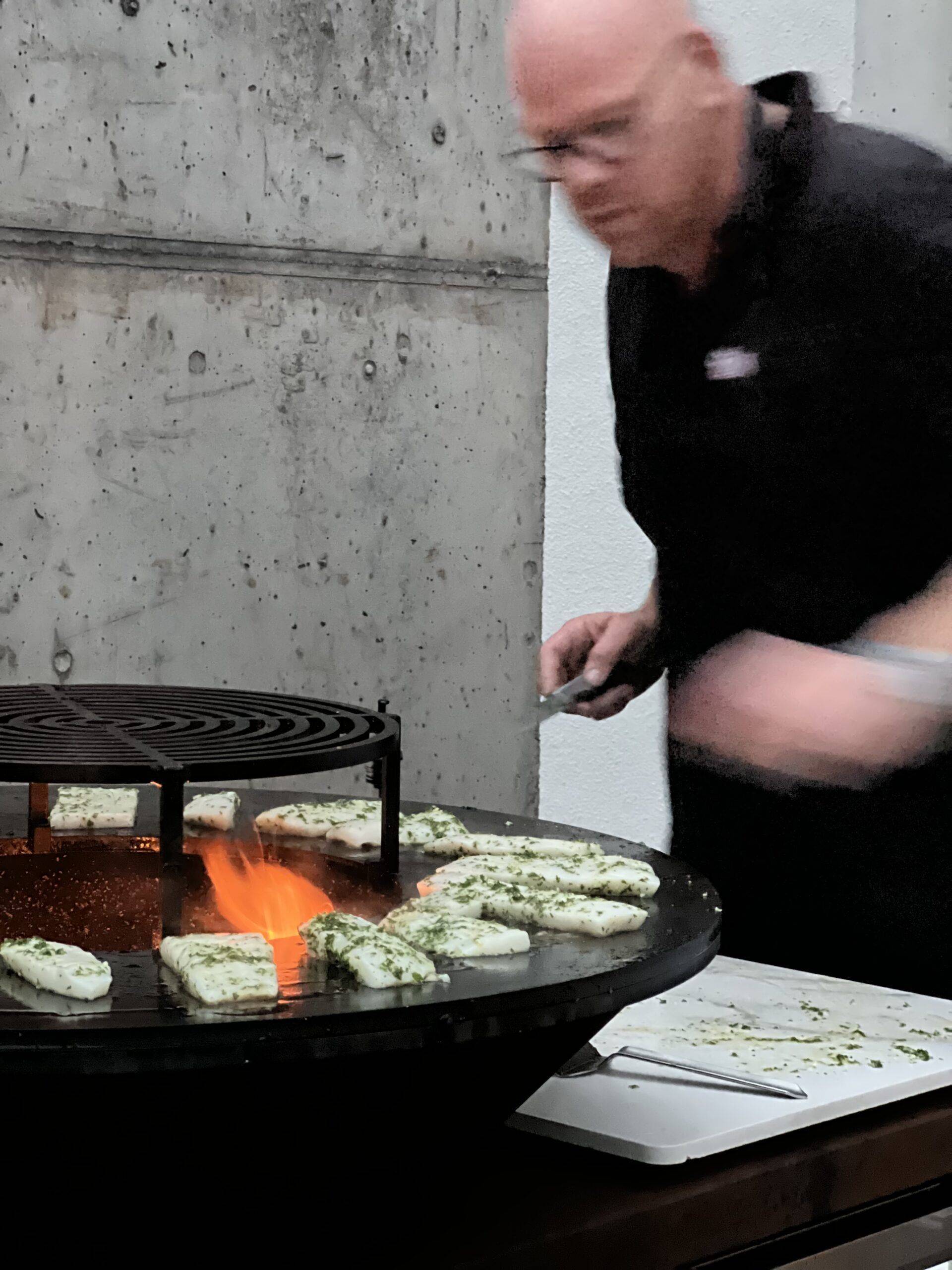 Cuisine d'extérieur avec plan de travail